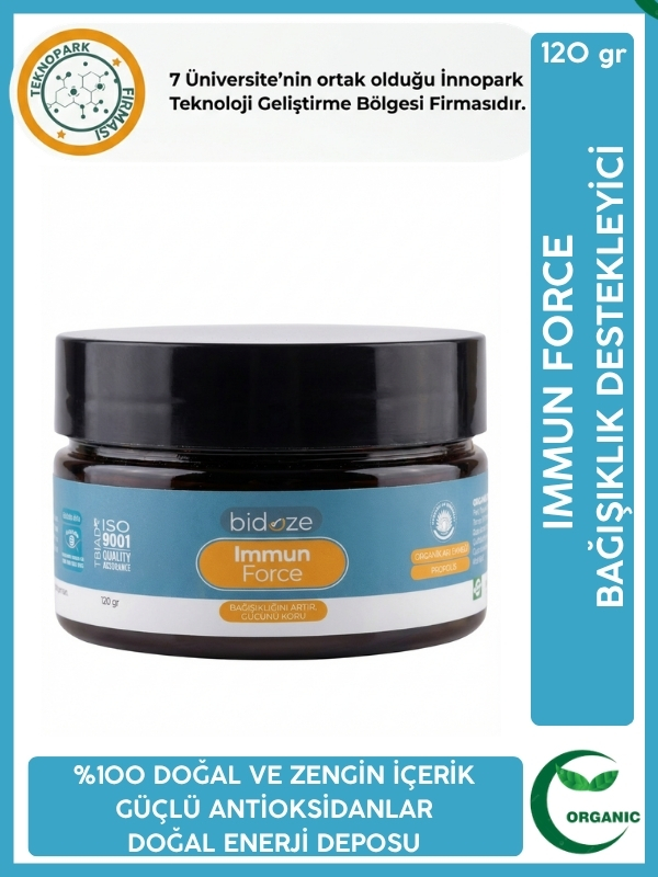 Bidoze Immun Force Bağışıklık Güçlendirici Doğal Karışım 120 Gr.